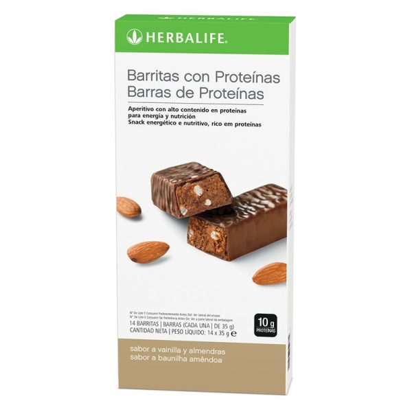 Barritas con Proteinas - Vainilla con Almendras