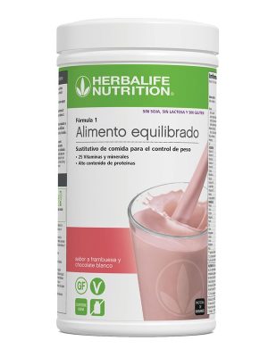 Fórmula 1 SIN - Frambuesa y Chocolate Blanco 500gr.